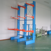 Rack de cantilever de armazém com suporte de X / cantilever com rolha de braço